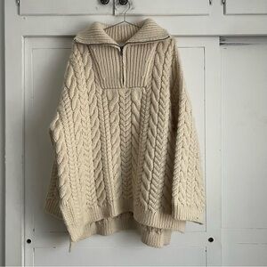 Mr. Mittens Half Zip Cable Jumper